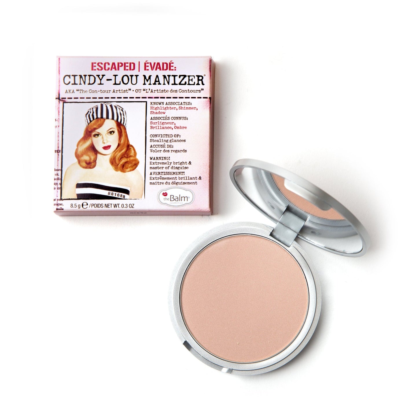 The Balm Cindy-Lou Manizer - Peachy-Pink Highlighter, Shadow & Shimmer