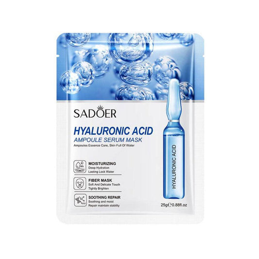 SADOER Hyaluronic Acid Ampoule Serum Face Sheet Mask 25g