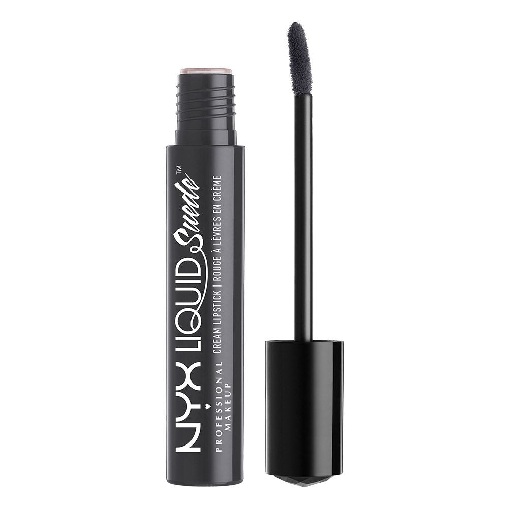 NYX Liquid Suede Cream Lipstick - Stone Fox (Deep Grey With Blue Undertone) LSCL01