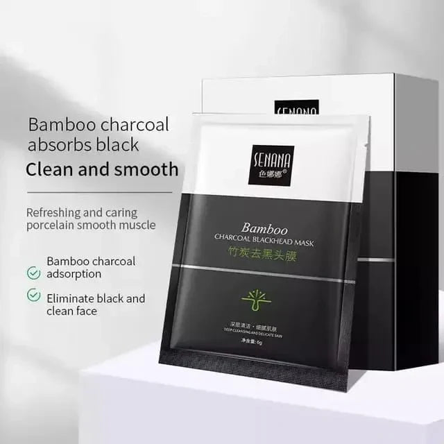 SENANA Bamboo Charcoal Blackhead Mask 6g