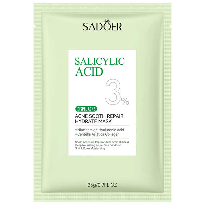 SADOER 3% Salicylic Acid Acne Removal Facial Sheet Mask