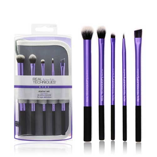 Real Technique Eye Makeup Starter Set 5 Pieces Eyeshadow Brushes