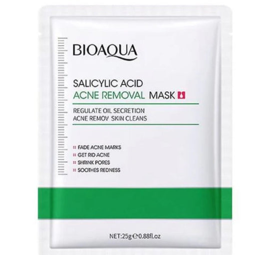 BIOAQUA Salicylic Acid Acne Removal Facial Sheet Mask