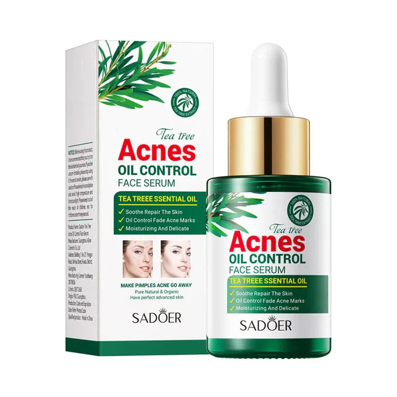 SADOER Tea Tree Oil Control Anti-Acne Serum Essence 30ml