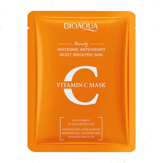 BIOAQUA Vitamin C Whitening Antioxidant Moist Brighten Face Sheet Mask