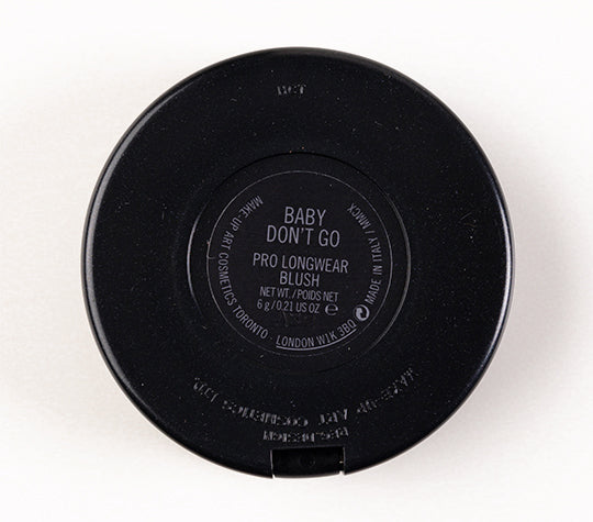 MAC Pro Longwear Blush - Baby Don’t Go Soft Beige with Warm Undertones